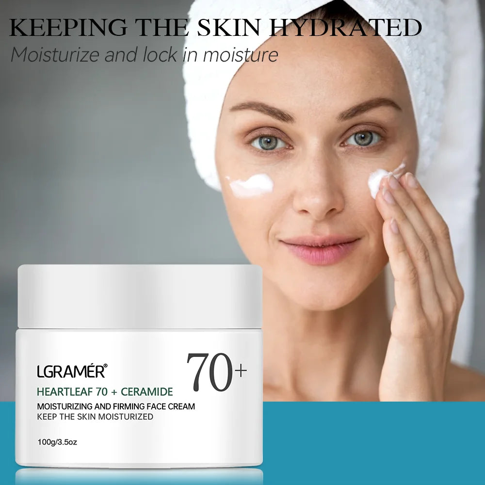 LGRAMER Cream Anti-aging and anti-wrinkle suitable for all skin types to use Deeply nourishes the skin