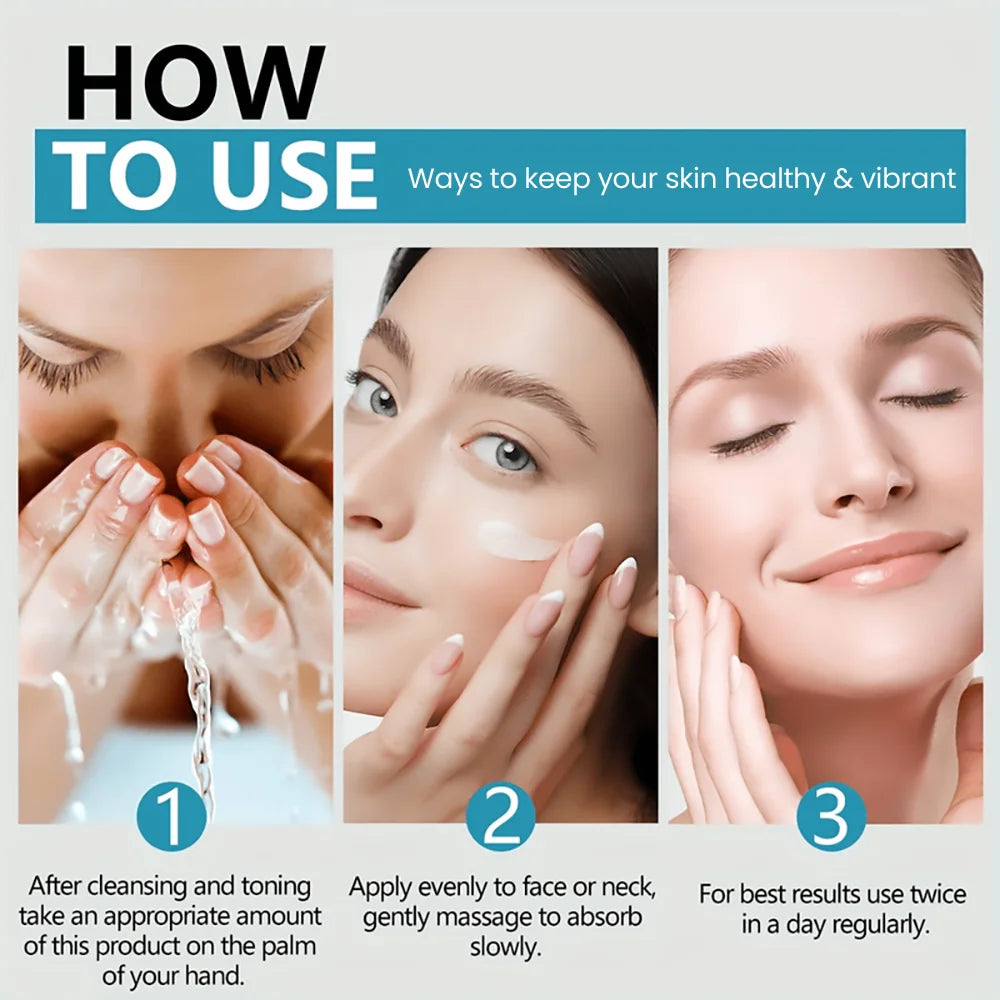 LGRAMER Cream Anti-aging and anti-wrinkle suitable for all skin types to use Deeply nourishes the skin